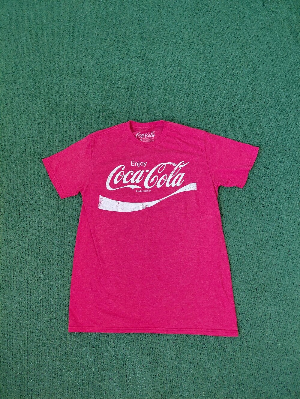 Enjoy Coca Cola Soda Pop Logo Red T Shirt Sz Medium